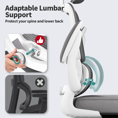 TRALT office chair backrest tilt offers flexible recline for focused breaks