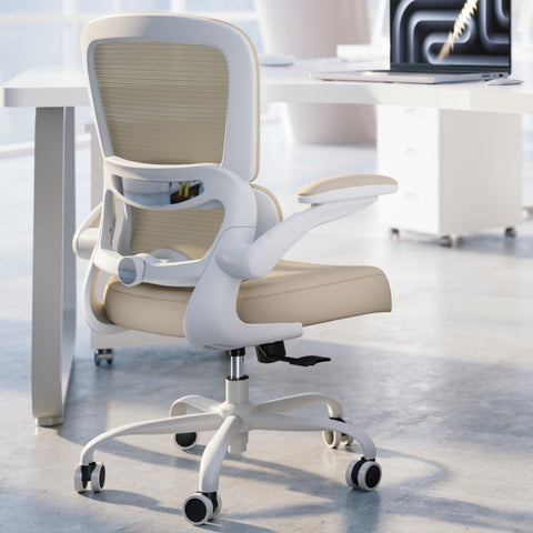 TRALT Office Chair beige overview for all-day comfort