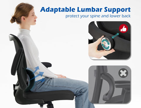 TRALT breathable mesh back promotes airflow for all-day comfort.