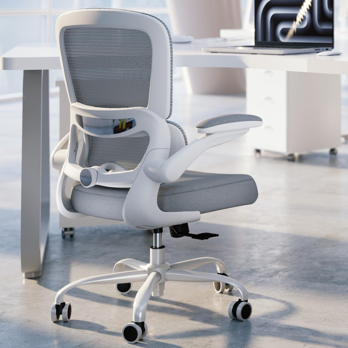 TRALT office chair ergonomic back support for long work sessions