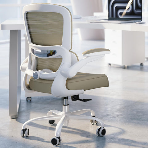 TRALT Office Chair with ergonomic lumbar support for better posture during work.