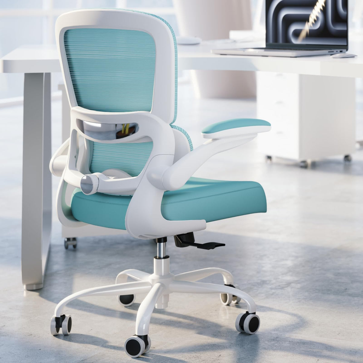 TRALT office chair with ergonomic-lumbar-support promotes better spine alignment