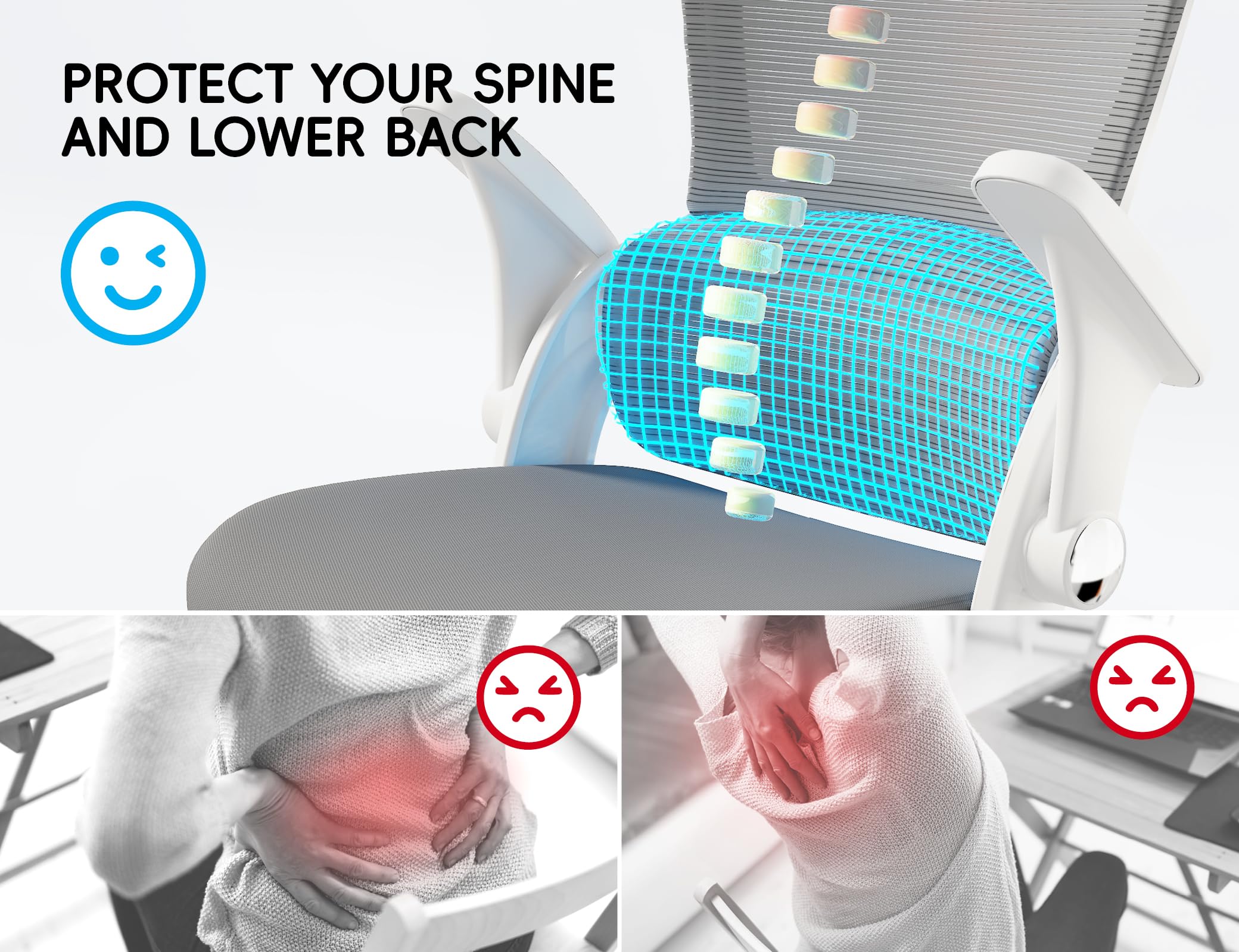 TRALT extra-thick cushion provides comfortable seating during extended use.