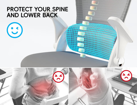 TRALT extra-thick cushion provides comfortable seating during extended use.