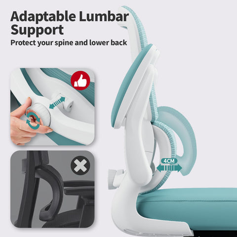 TRALT office chair five-point-base offers stable, durable support