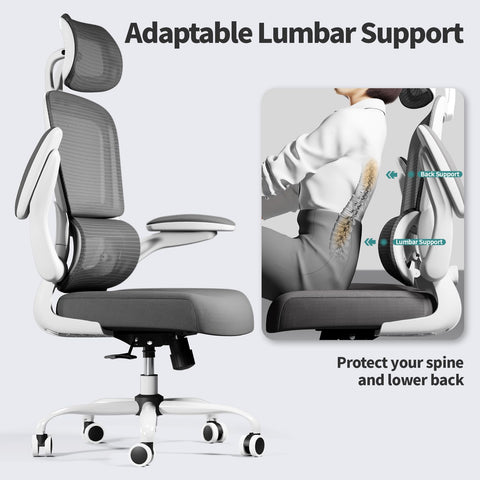 TRALT office chair five point base delivers stable support during movement