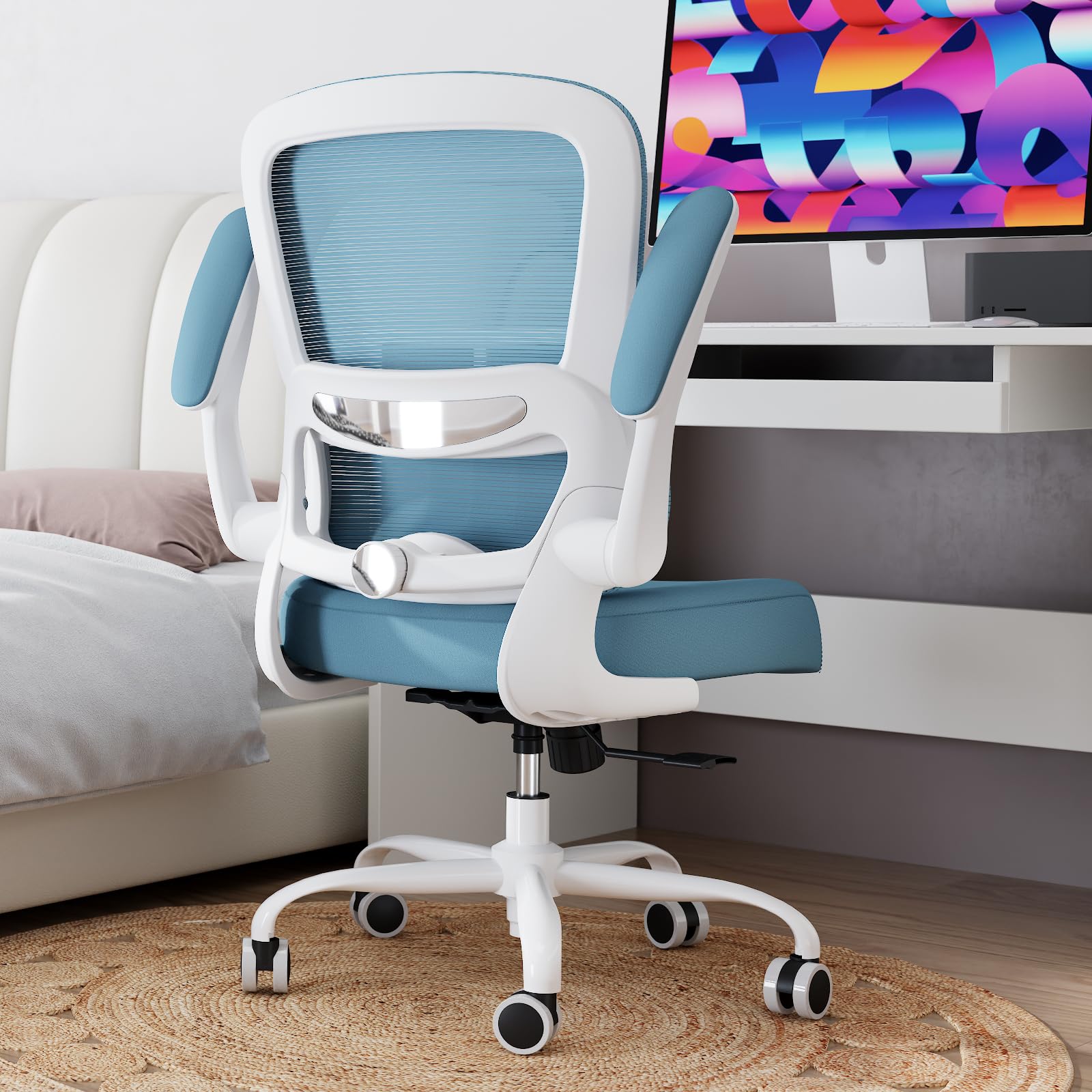 TRALT Office Chair breathable mesh seat keeps you cool during long work sessions