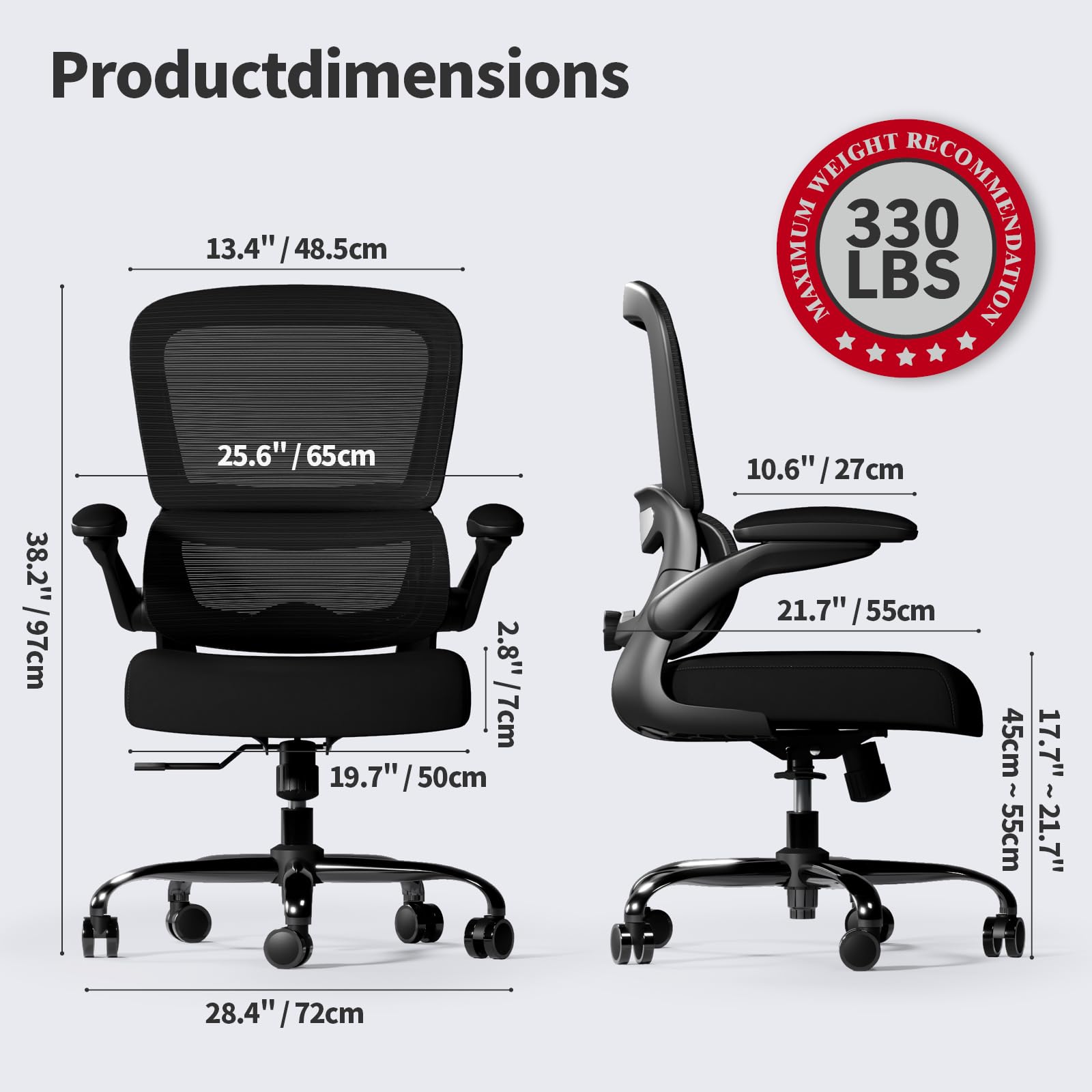 TRALT Office Chair mesh seat providing breathable comfort during long sessions