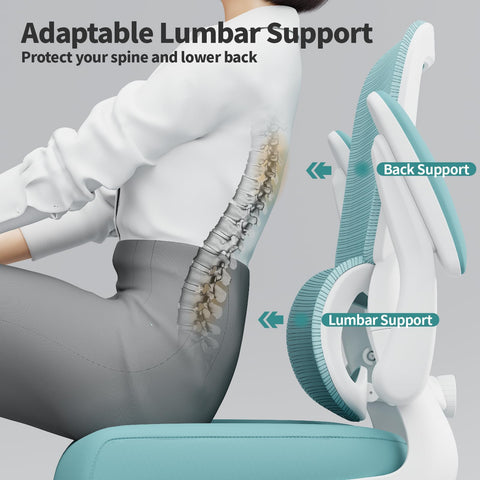 TRALT office chair silent-wheels glide smoothly on hard floors