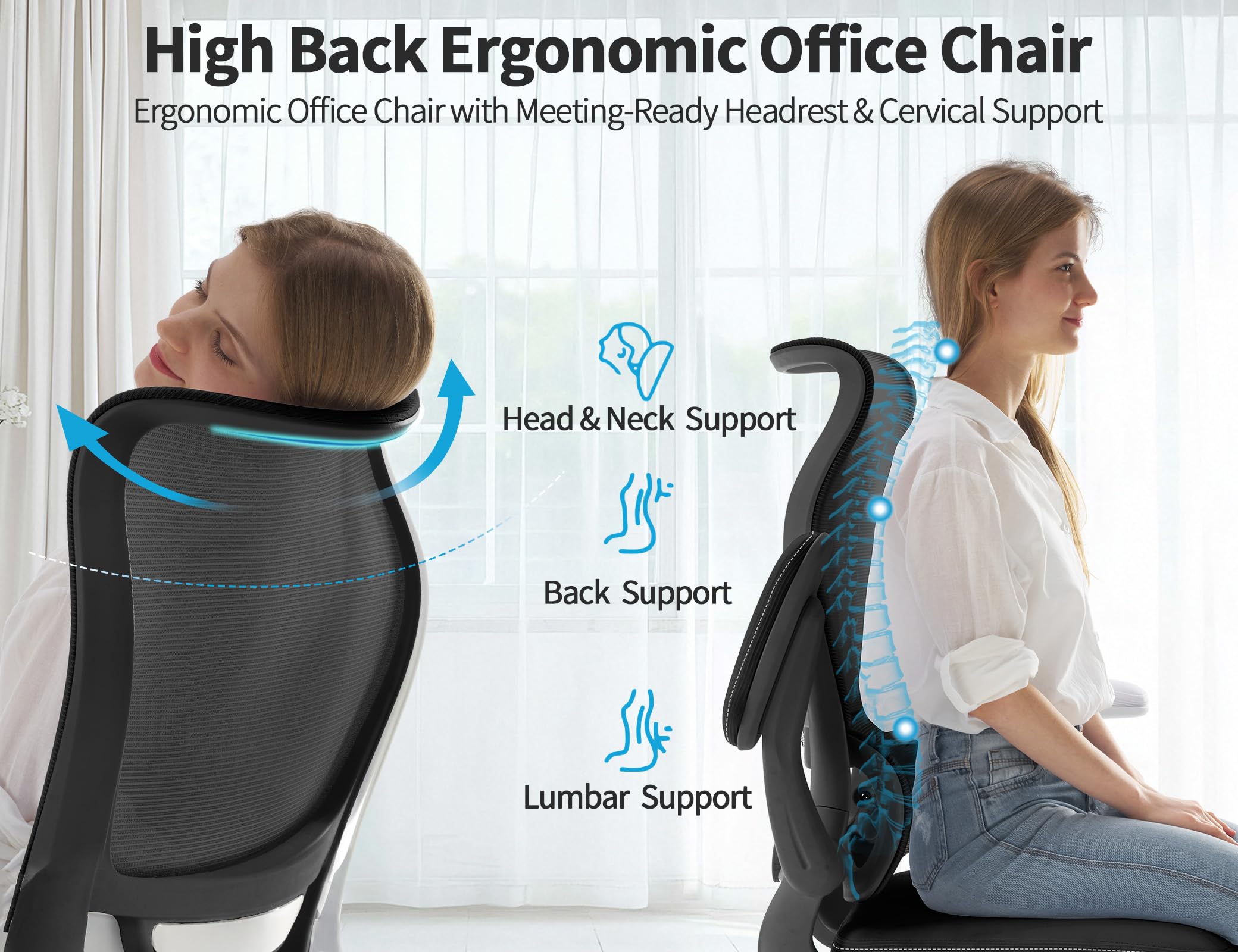 TRALT tilt and lock feature lets you find a comfortable seating angle