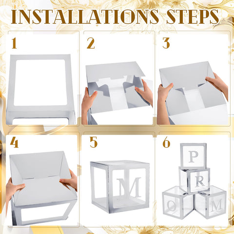 After the prom, these boxes store small keepsakes and mementos.