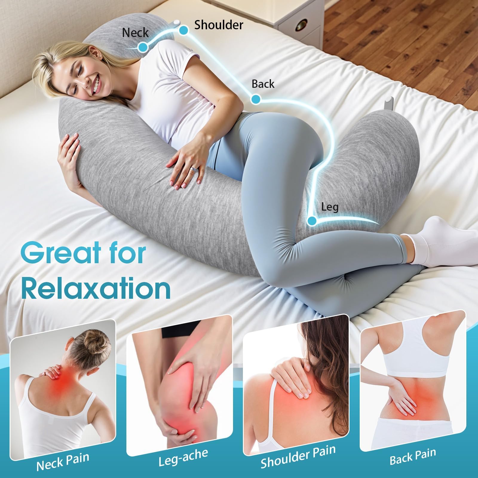 TranquilRelax refill pack adds or reduces fullness for personalized comfort.