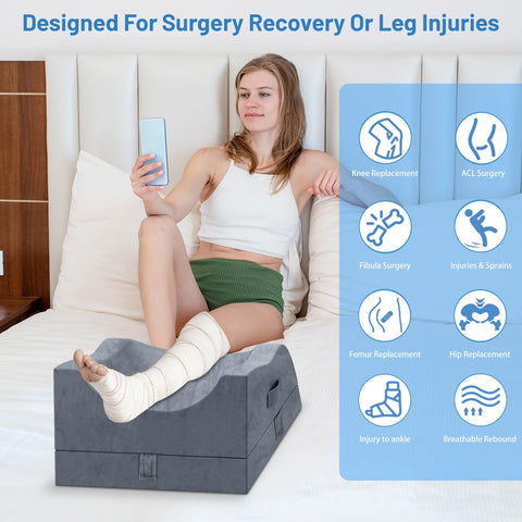 Non-slip bottom design helps keep the pillow steady during use.