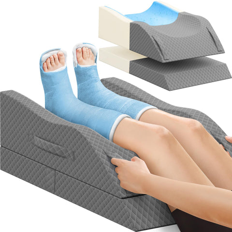 TranquilRelax Elevation Pillow memory foam for leg support and comfort
