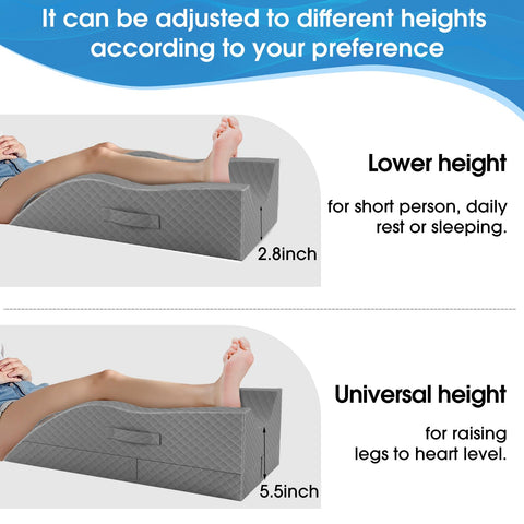 Removable cover of TranquilRelax Elevation Pillow for easy cleaning.