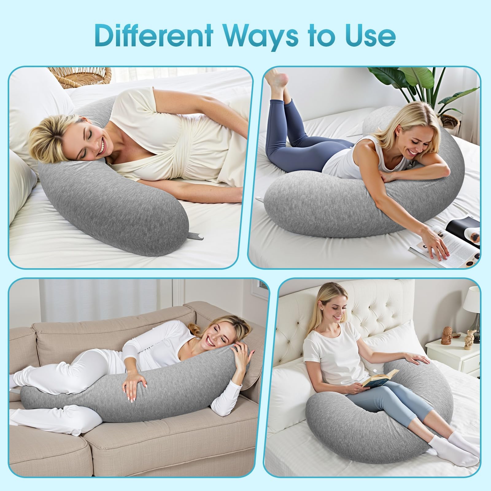 TranquilRelax ergonomic design supports hips and spine during rest