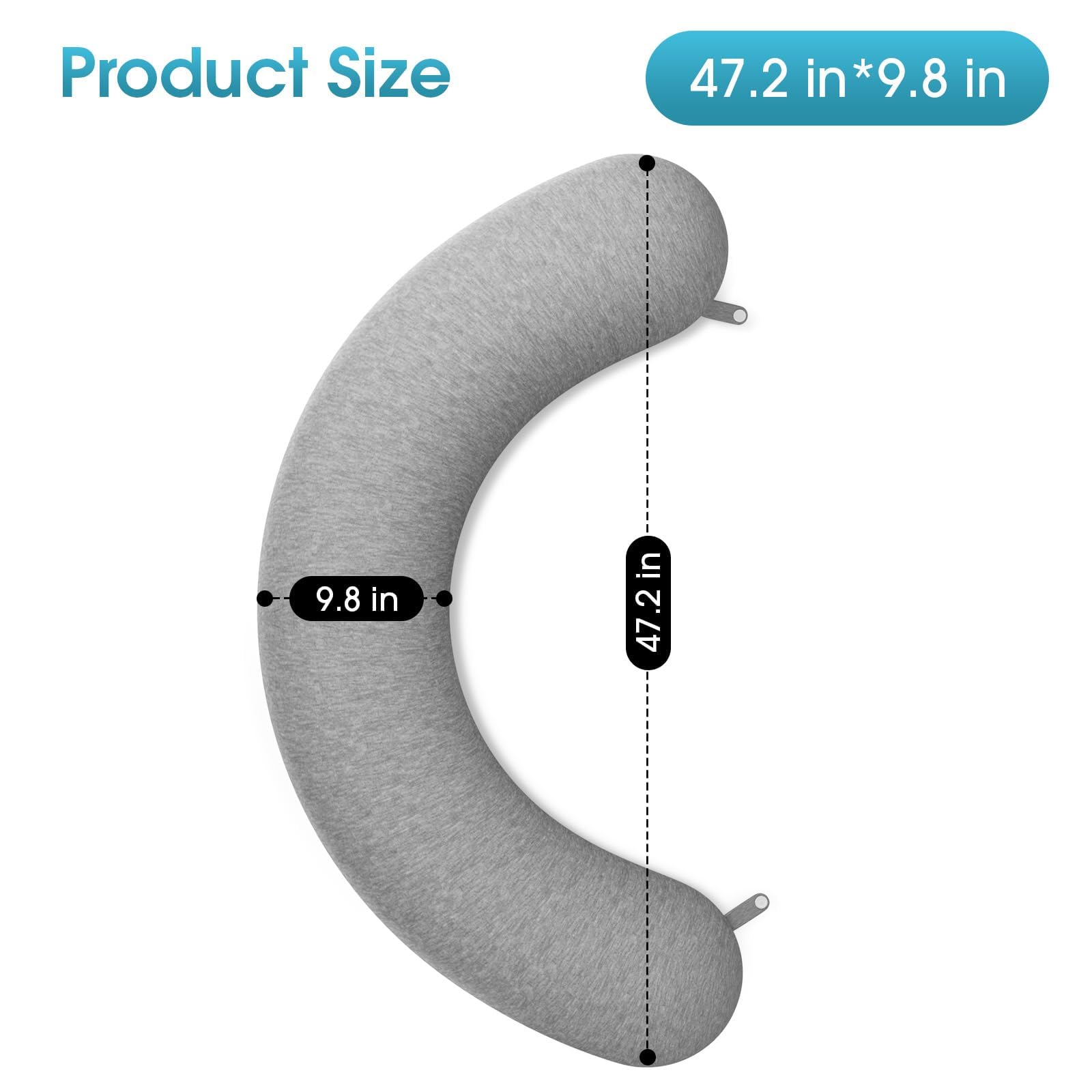 TranquilRelax memory foam fill adjustable for personalized softness