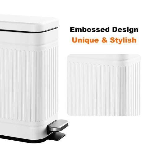 TrashAid soft-close lid operates quietly while containing odors.