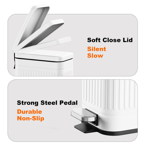 Stainless steel surface resists fingerprints and rust for easy maintenance.