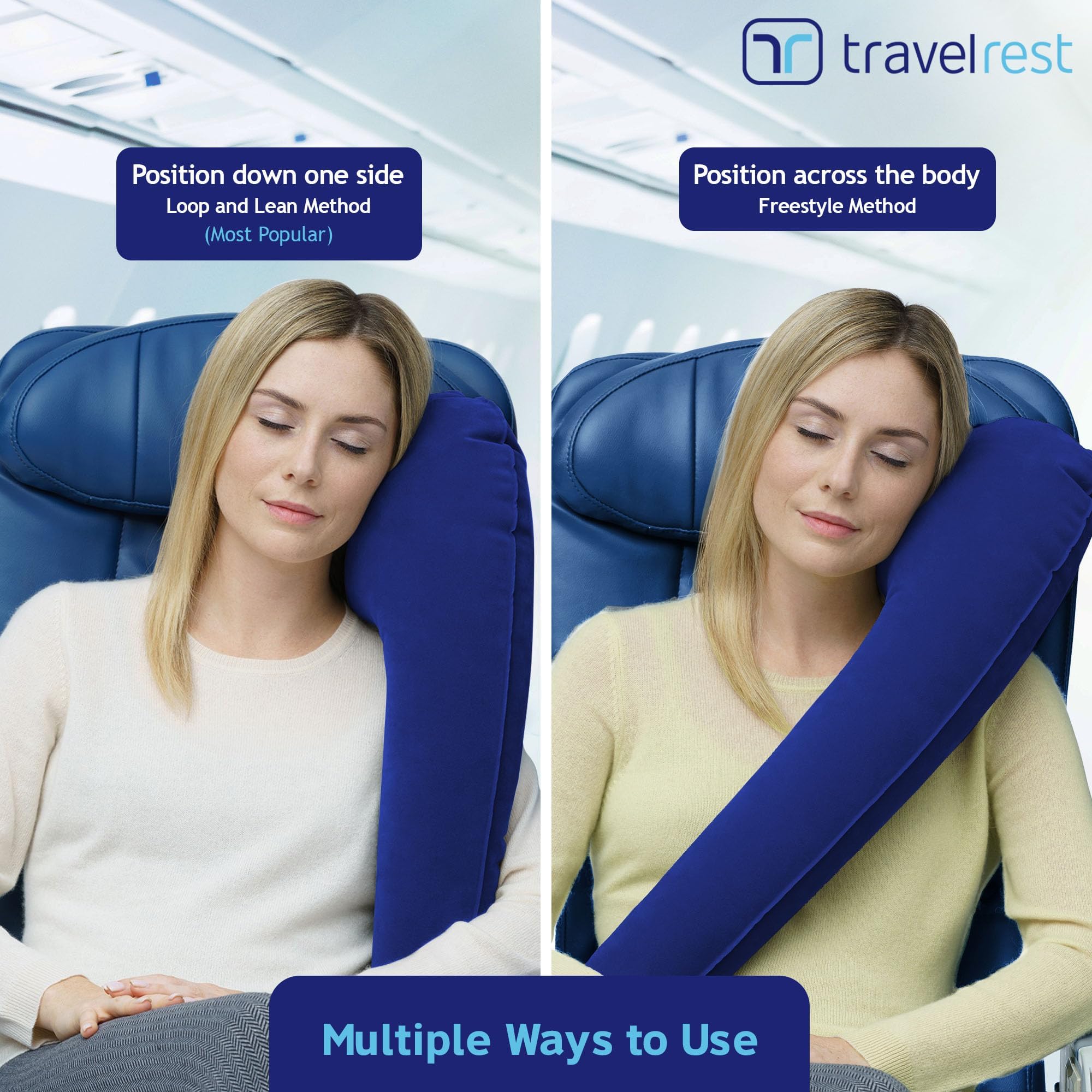 Travelrest used for a quick travel nap in an office setting.