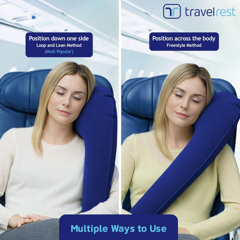 Travelrest used for a quick travel nap in an office setting.