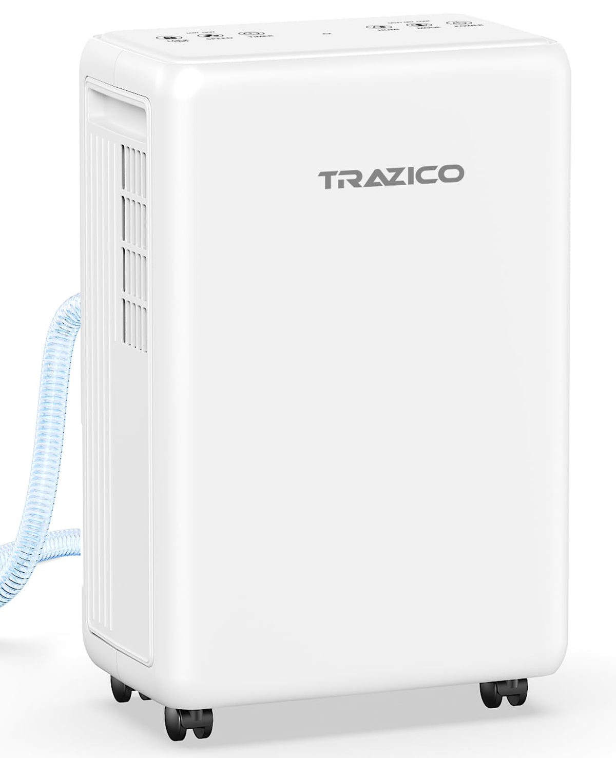 Trazico 30-pint dehumidifier for basement layout reduces dampness and improves air quality.