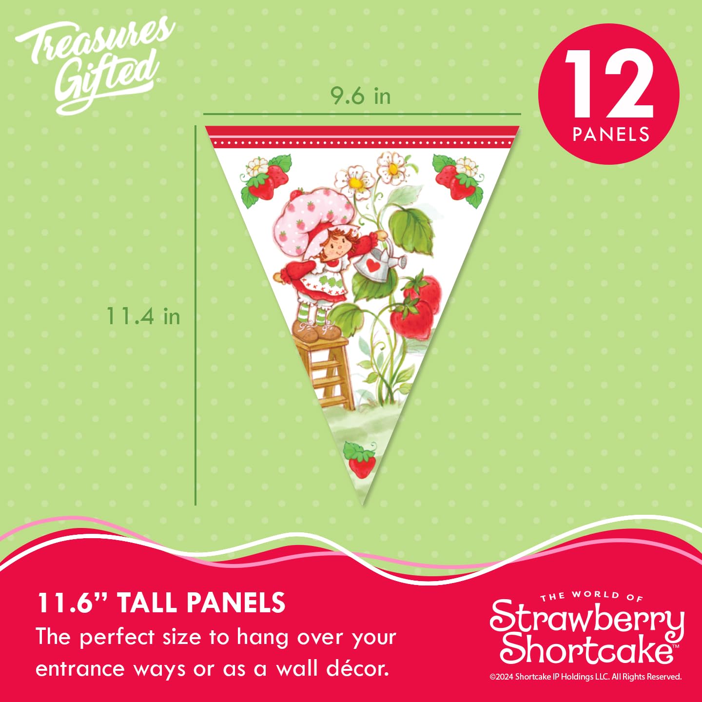 Treasures Gifted banner hanging example for easy setup