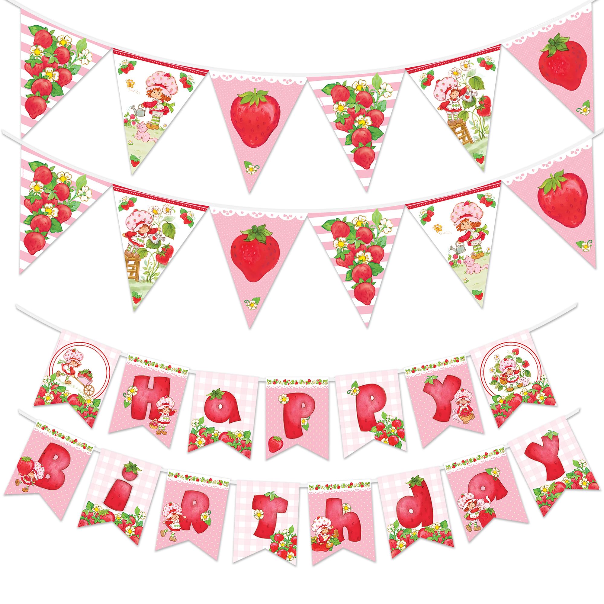 Treasures Gifted Strawberry Shortcake banner set for quick party decorating