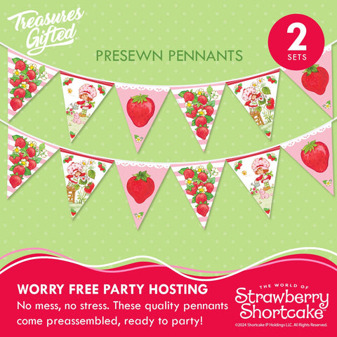Treasures Gifted Strawberry Shortcake party setup brightens celebration space