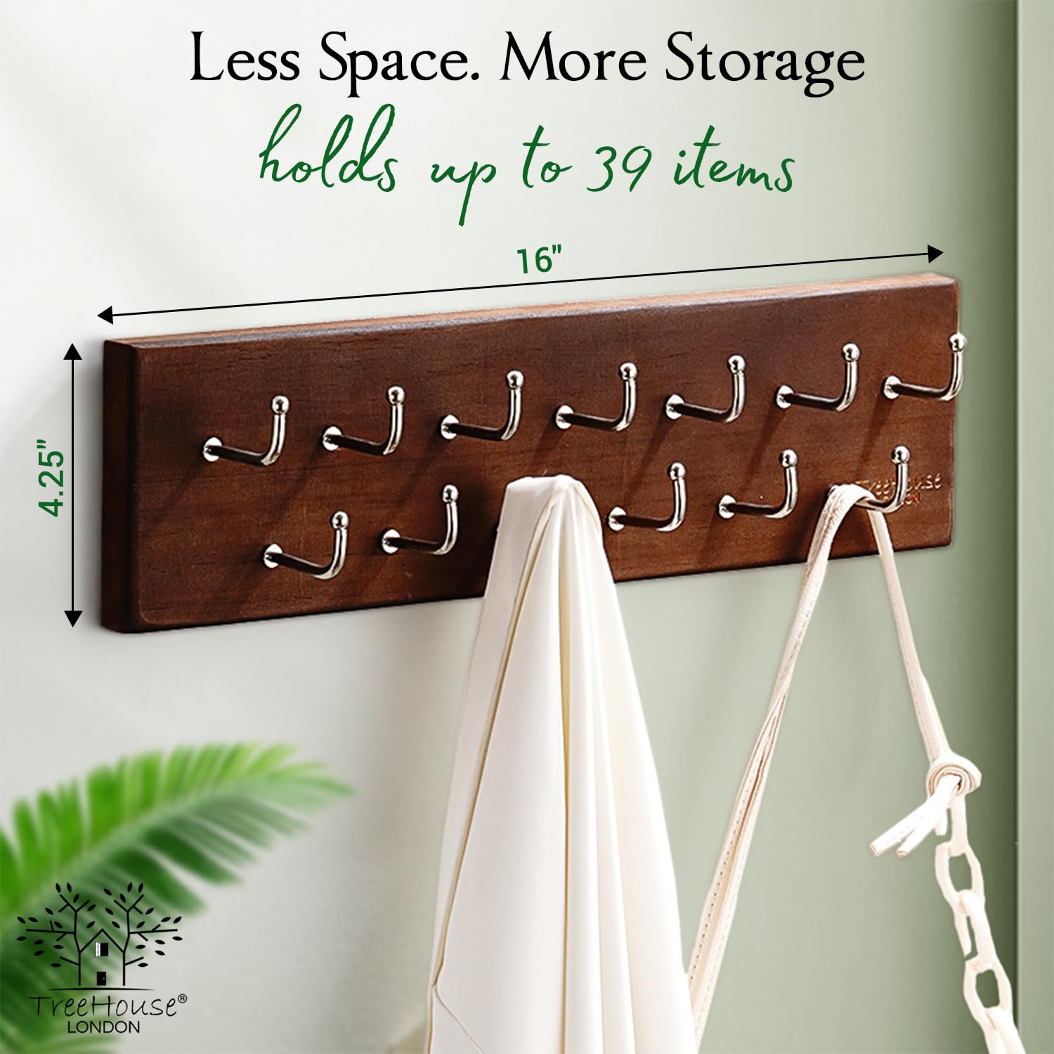 TreeHouse London belts displayed neatly for quick outfit picks