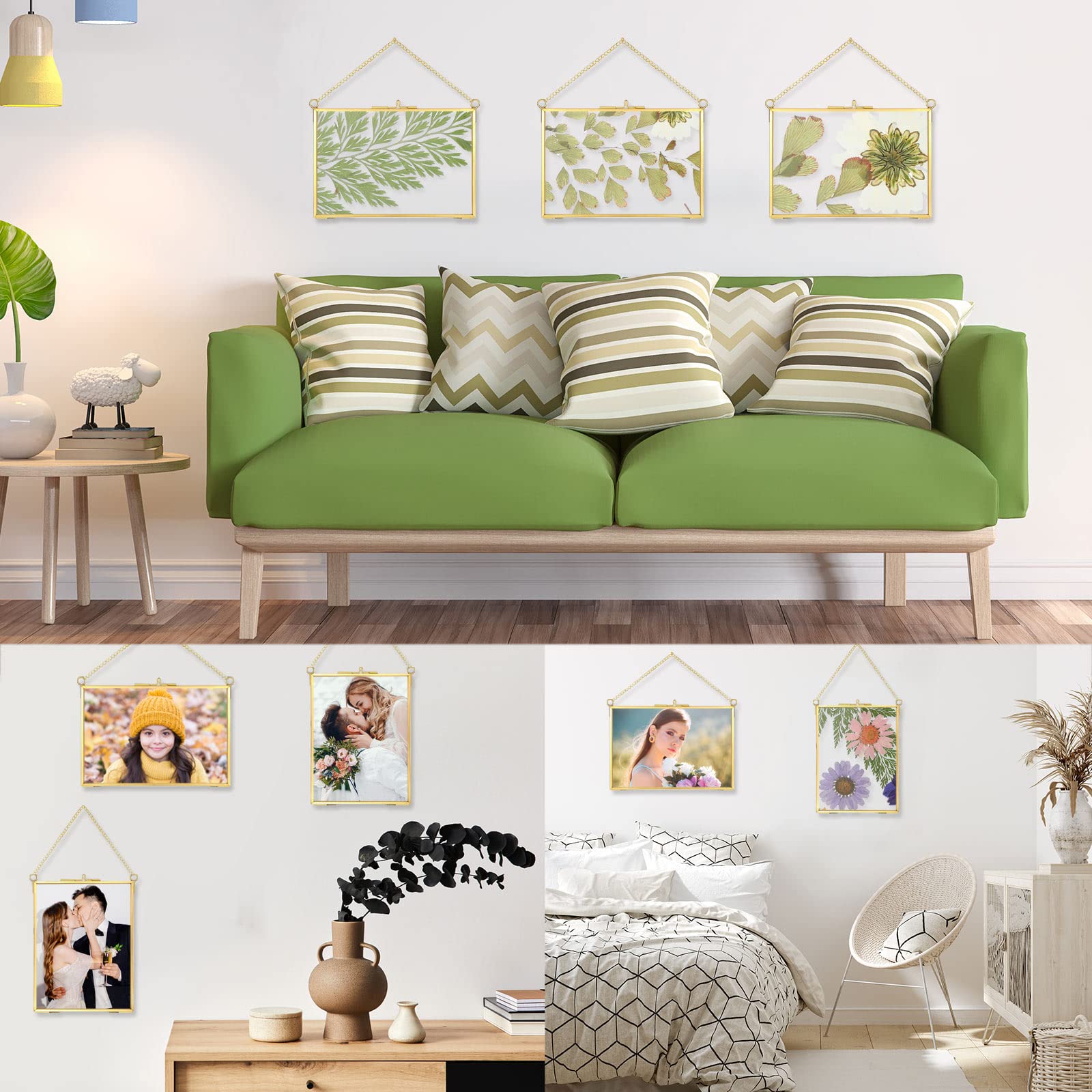 Treela wall display frame designed for a personal home gallery.