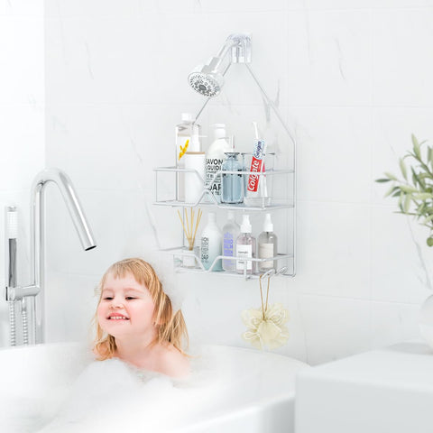 TreeLen compact yet roomy organizer fits 1–2 people's bath essentials.