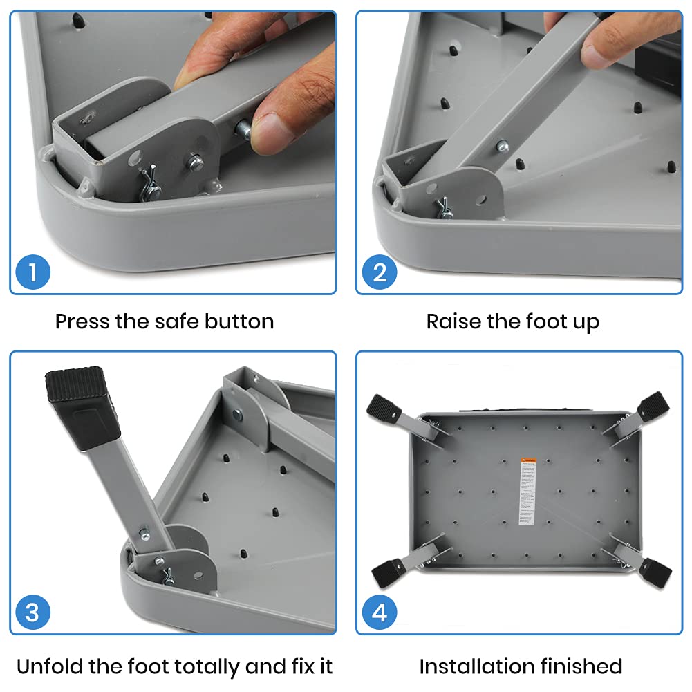 TreeLen four-leg design provides stable support at height