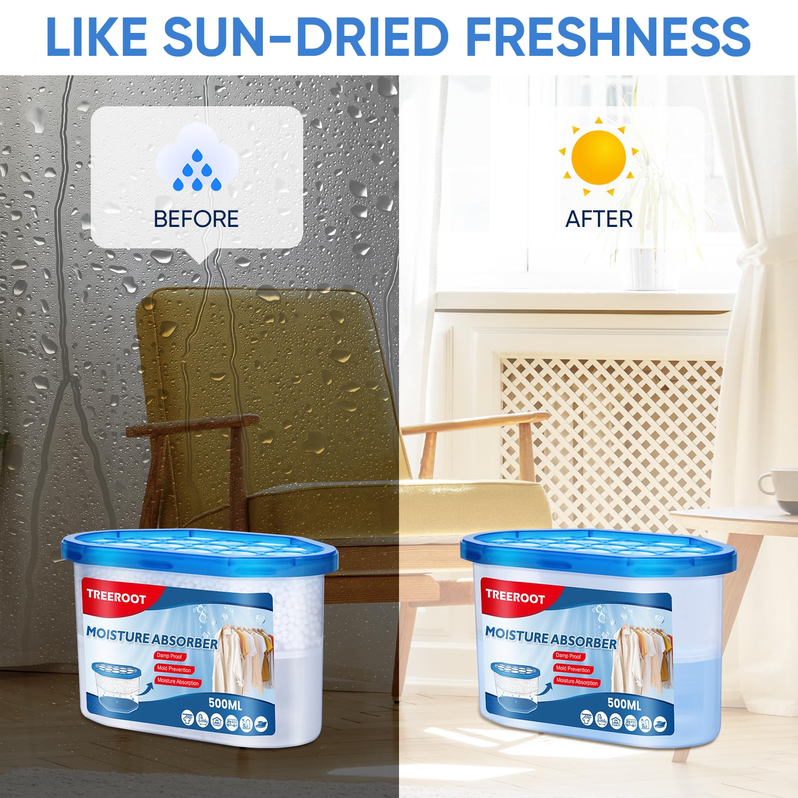 Treeroot compact bucket design fits small spaces like car interiors