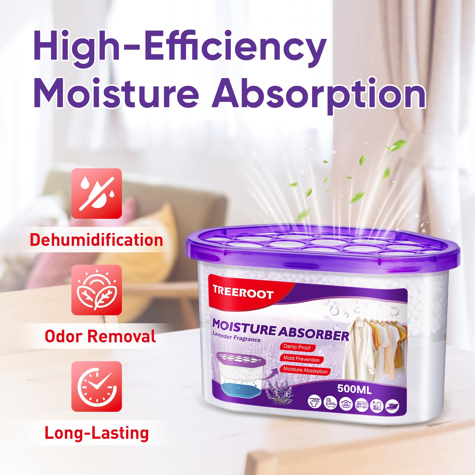 Treeroot transparent water collection box shows active moisture absorption progression.