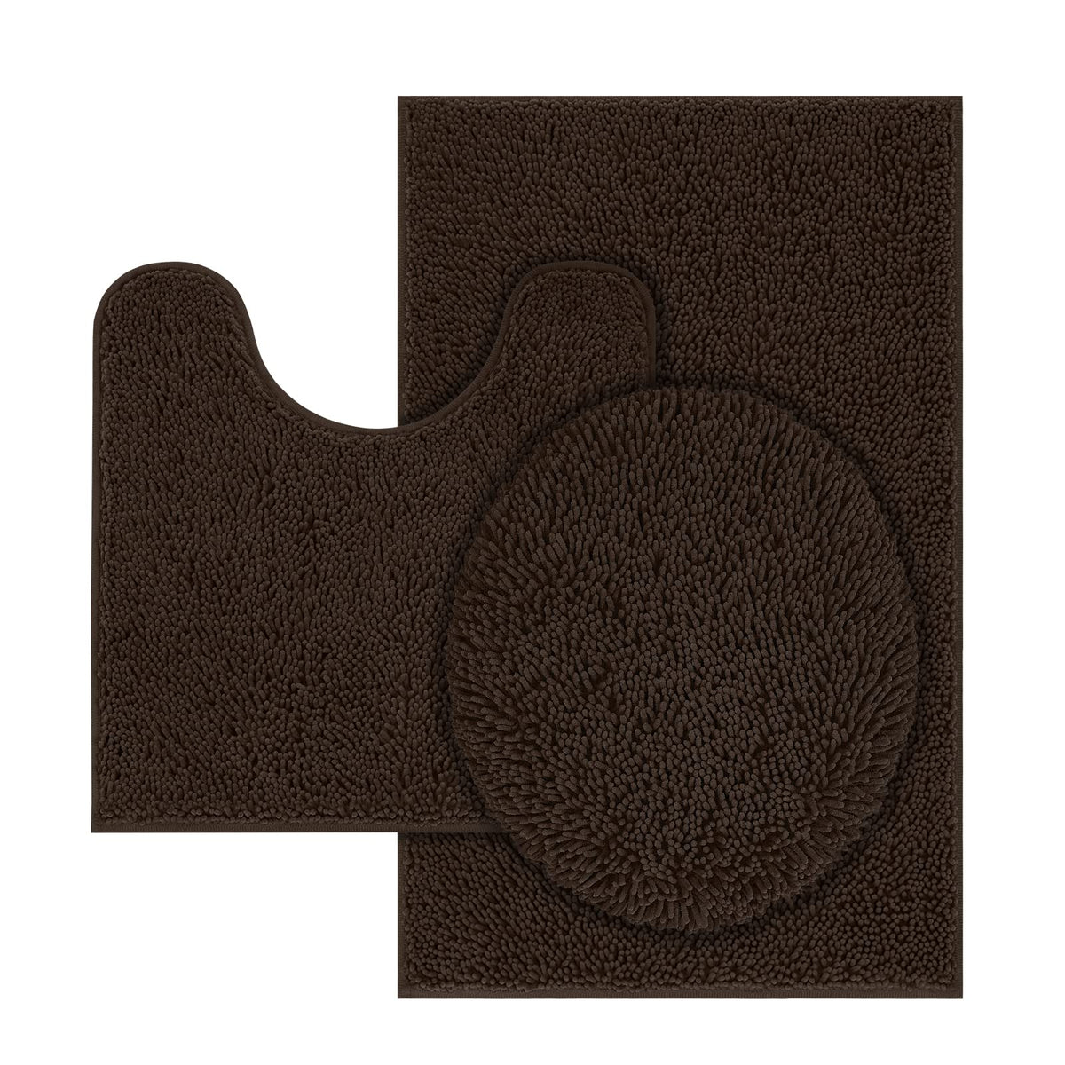 TREETONE chenille bath mat 32x20 rug for plush comfort and quick absorption