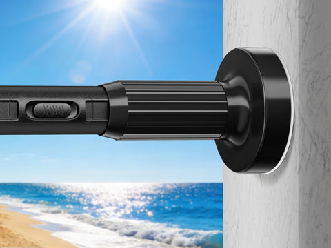 Treije tension rod fully extended support up to 55 lb for heavy curtains