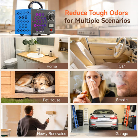 Trekkinglamb ozone generator car use for quick interior refresh.