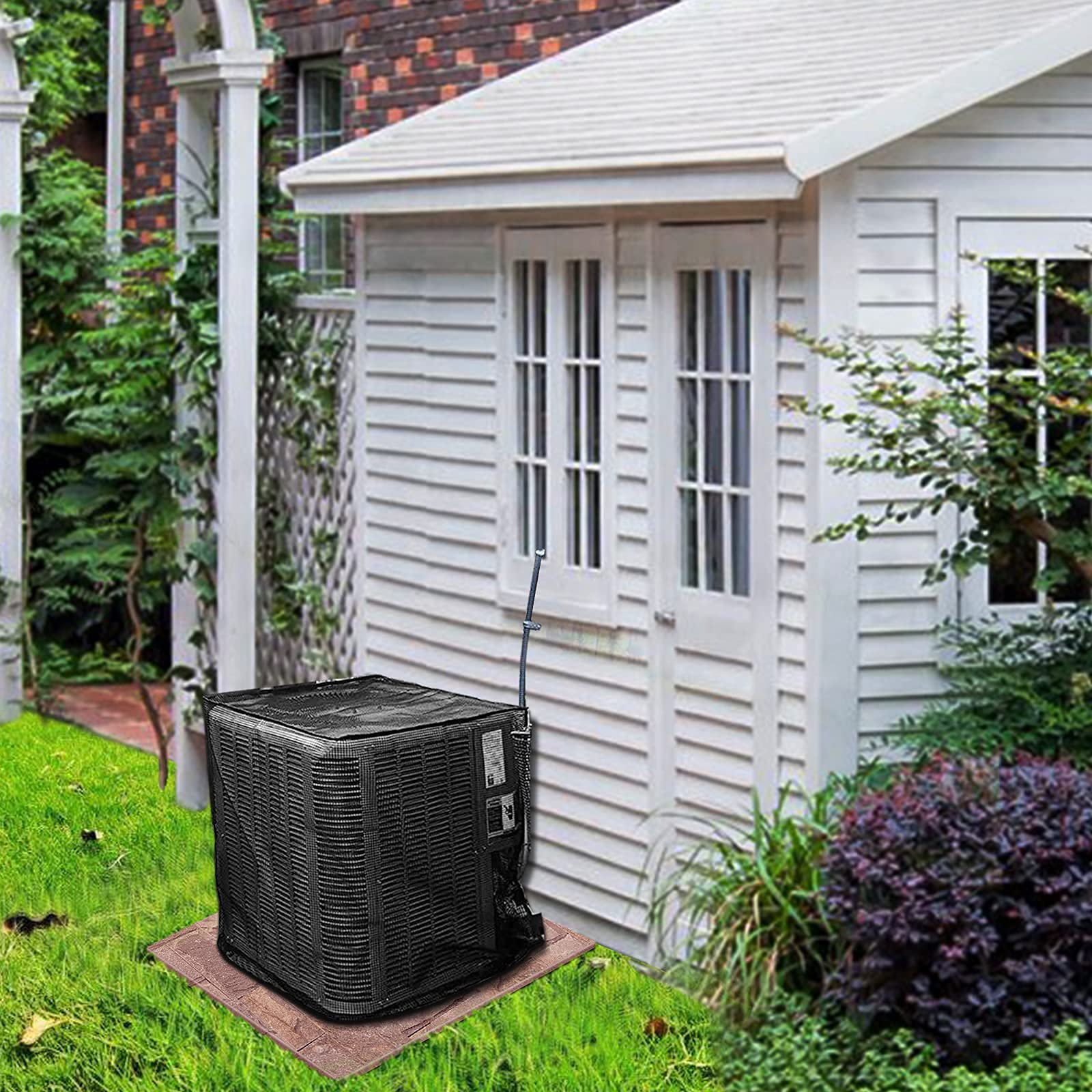 TRELC cover shields the unit from leaves and debris