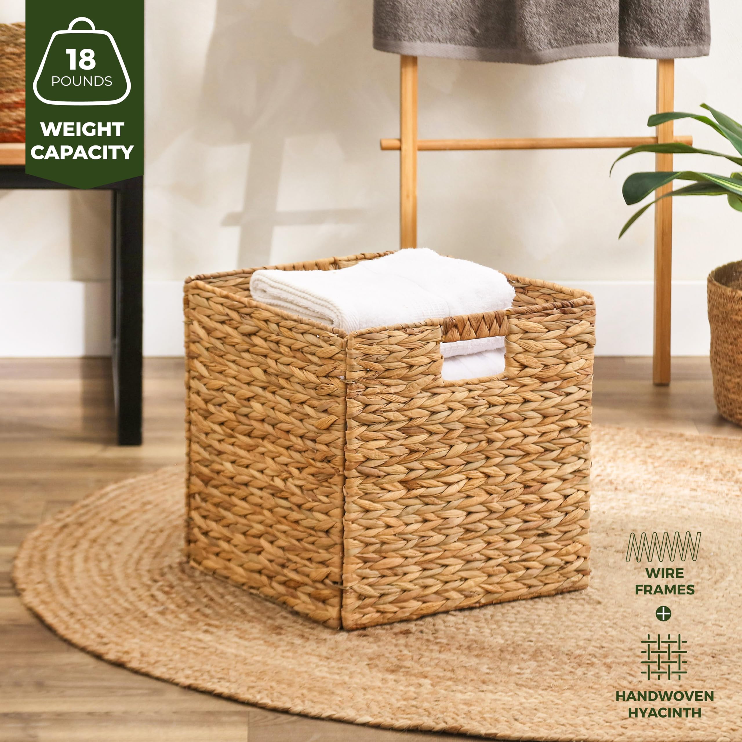 TREVIETDECOR reinforced metal frame keeps the shape during daily use.