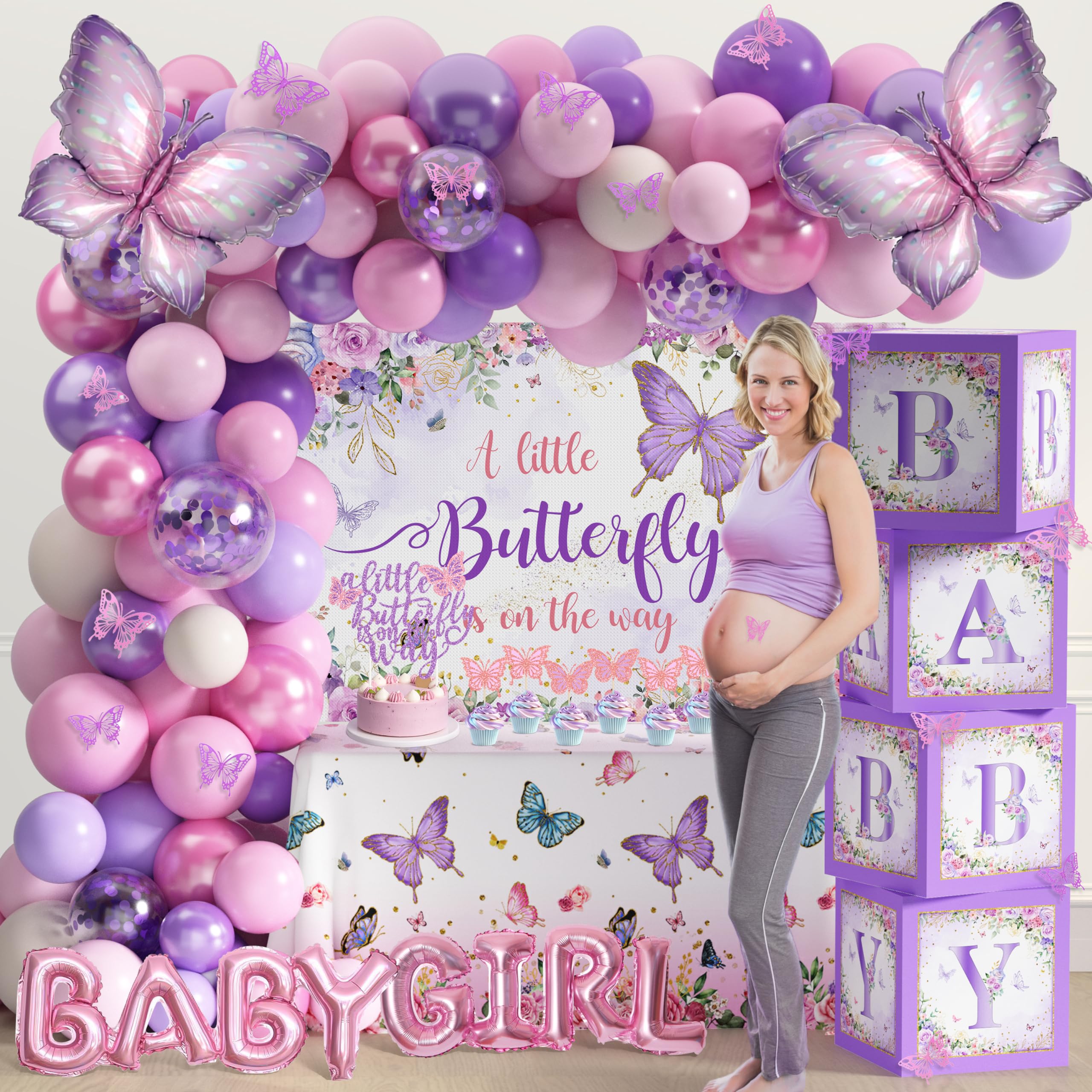 TREWAVE butterfly stickers provide colorful accents for decor