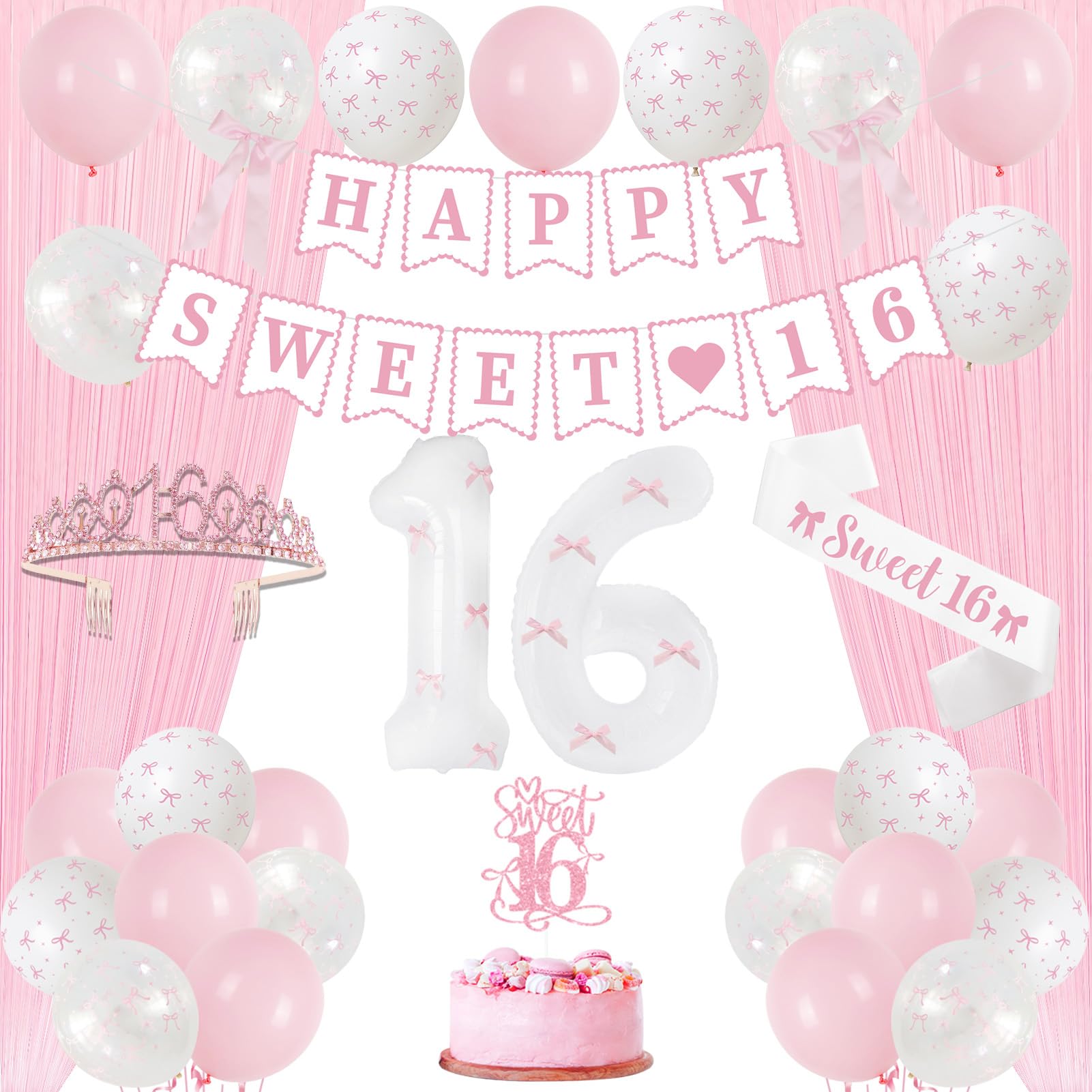 Trgowaul 32-inch balloons forming 1 and 6 as a centerpiece idea