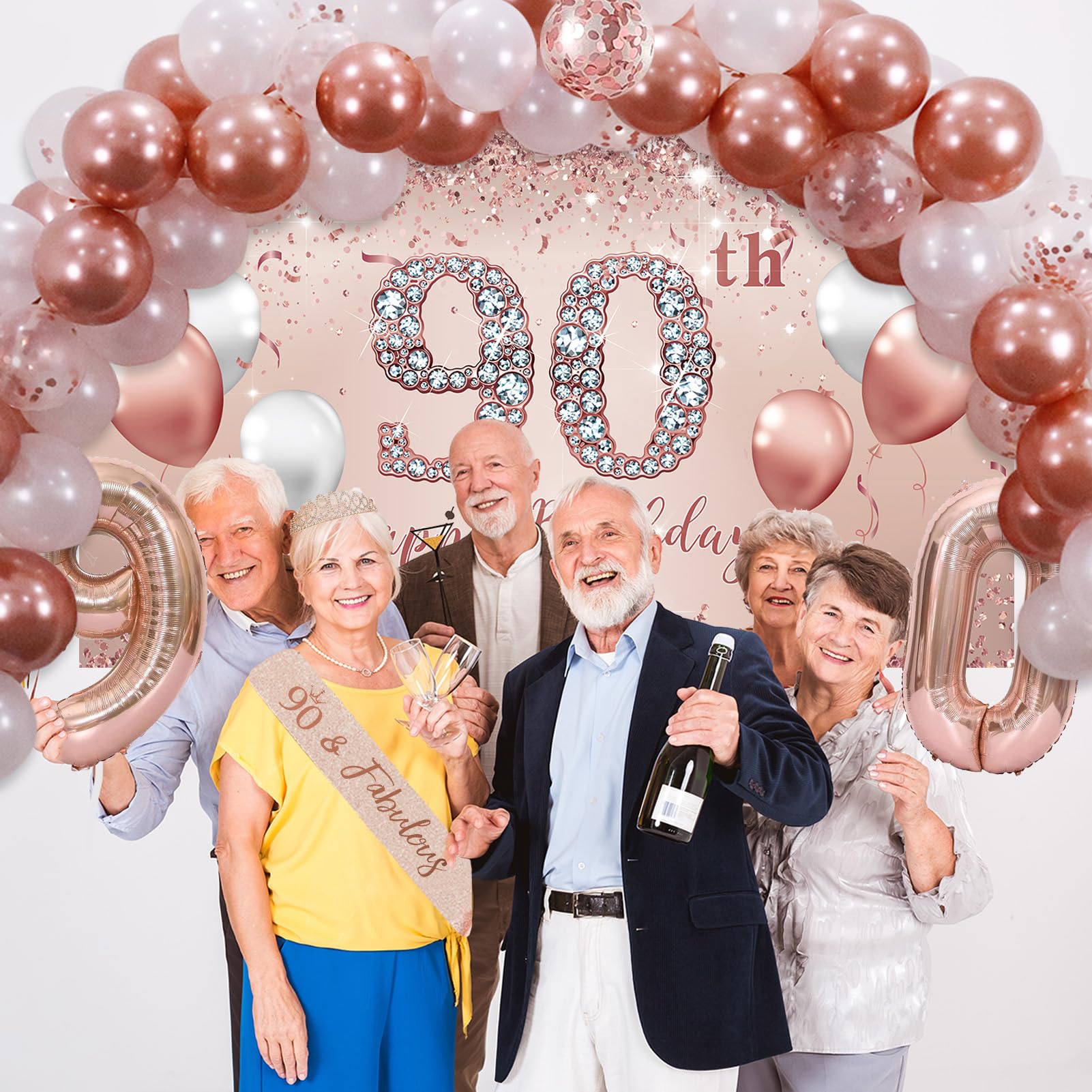 Trgowaul 60 latex balloons for a vibrant arch or garland
