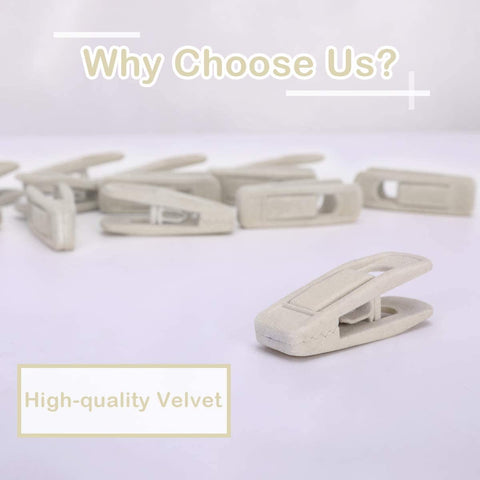 Trgowaul velvet hangers clips ties stay neatly hung and organized.