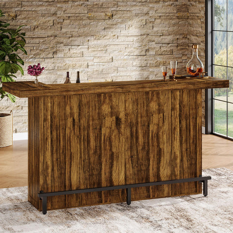 Tribesigns 4-tier bar table with wide countertop, ideal for entertaining at home
