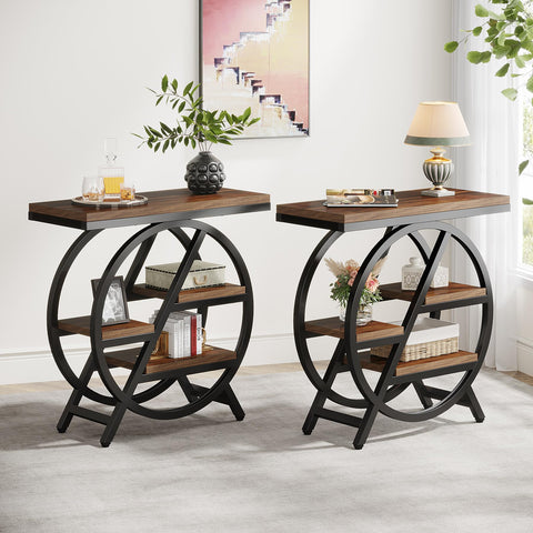 Tribesigns bedside table is a chic nightstand with discreet storage