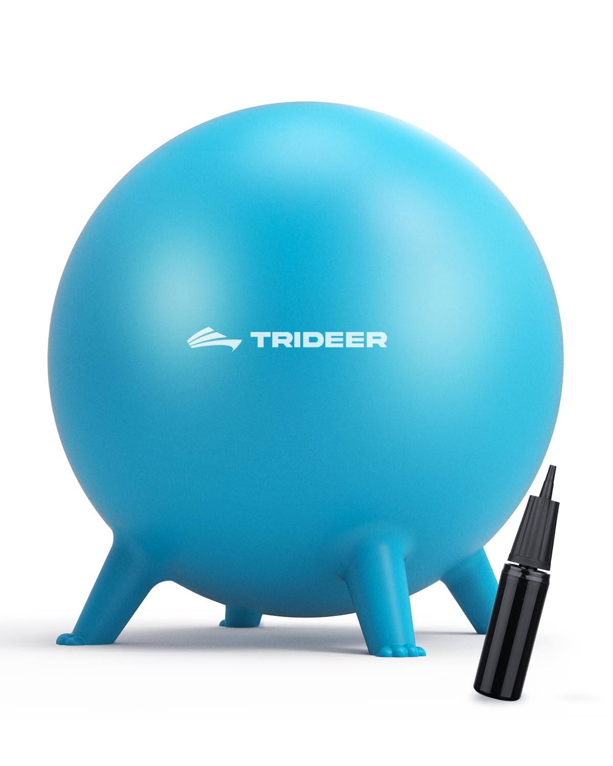 Trideer flexible seating ball chair blue for classrooms improves posture and focus.