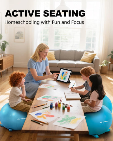 Sturdy 45 mm legs increase floor contact for stable flexible seating.