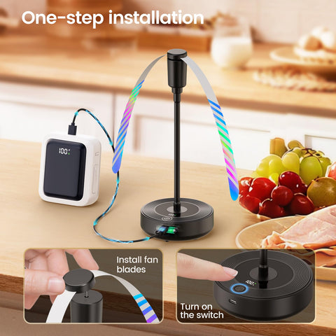 TriPole LED display helps plan outdoor meals.