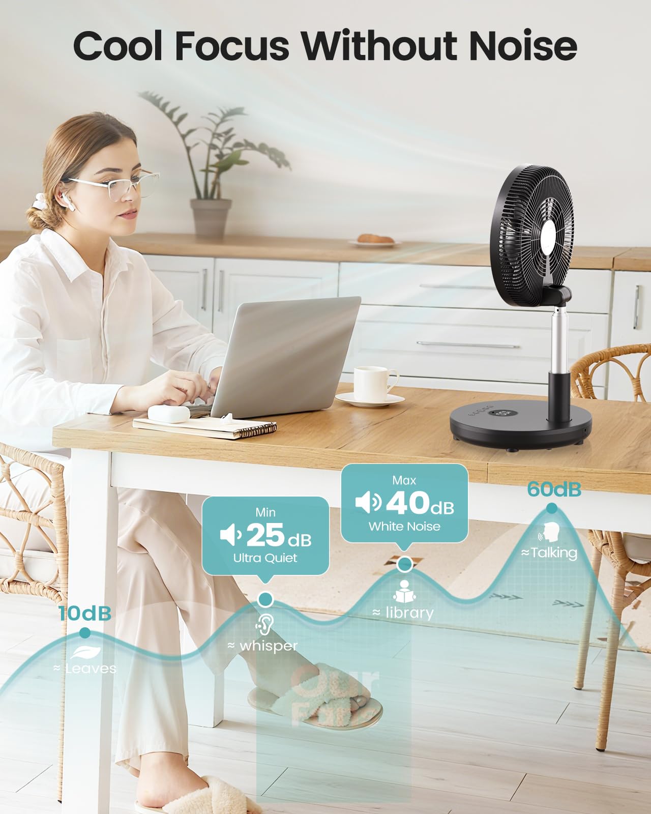TriPole quiet 30-45 dB motor keeps background noise minimal during work.